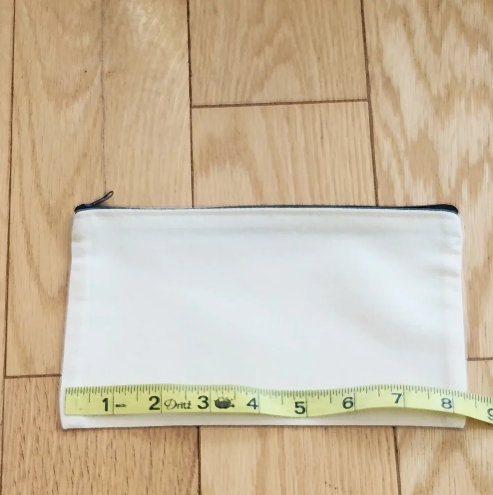 Initial H Floral Letter Organizing Zippered Pouch Or A Makeup Pouch